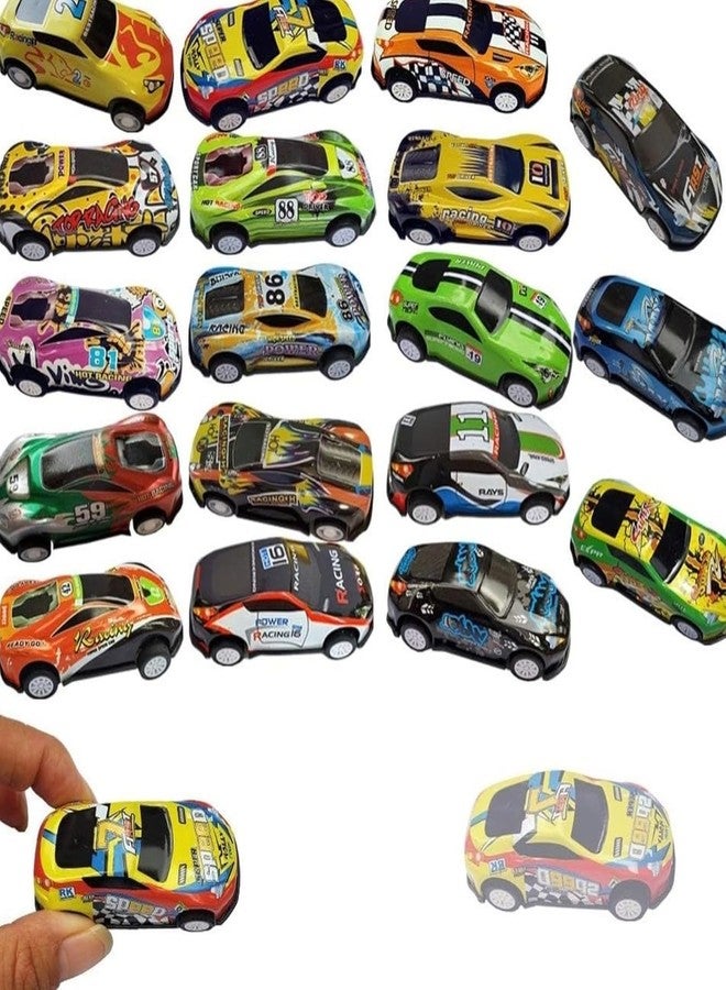 BAOER 12PC Unbreakable Racing Mini Diecast Car Models Set for Kids Pull Back Vehicles Metal Alloy Car Play Set for Kids, Unique Toys, Best Birthday Gift, Diwali Gift, Khilona for Boys(Racing Cars) - Image 3